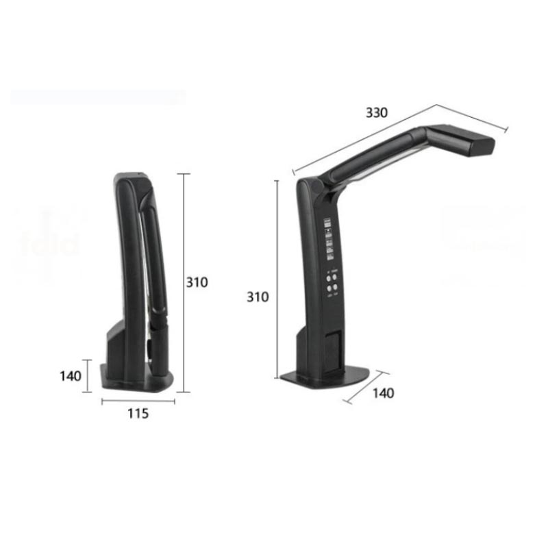 Document Scanner Portable - Caméra de documents portable et pliable,