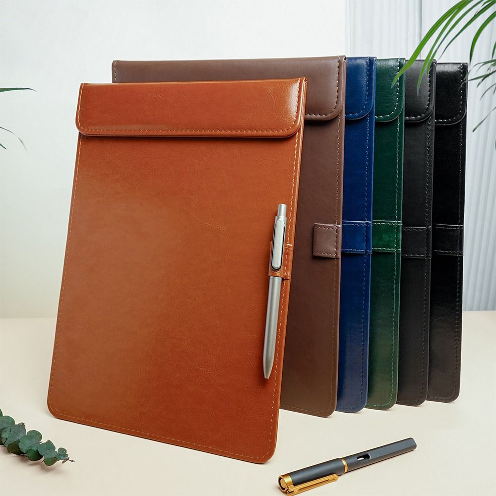 Document Scanner Portable - Porte-documents portable en cuir PU avec