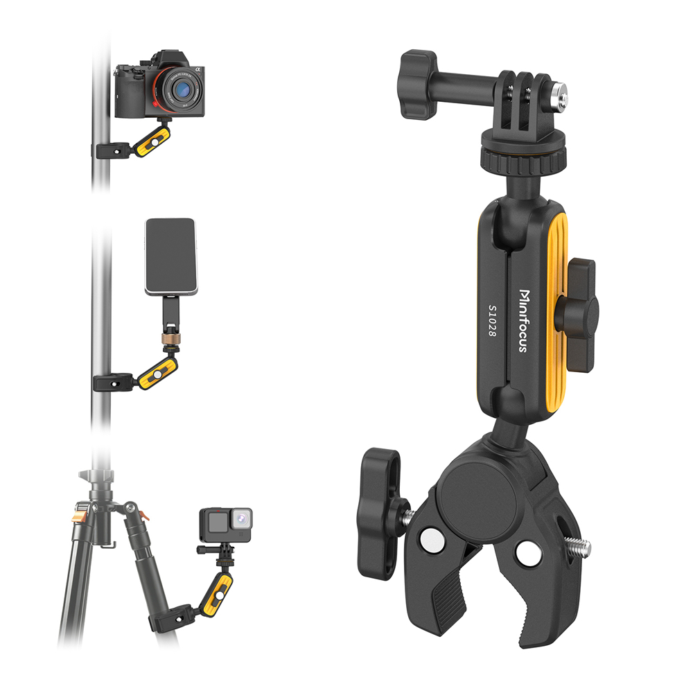 Monitor Arm Dual - Super pince avec rotation à 360°