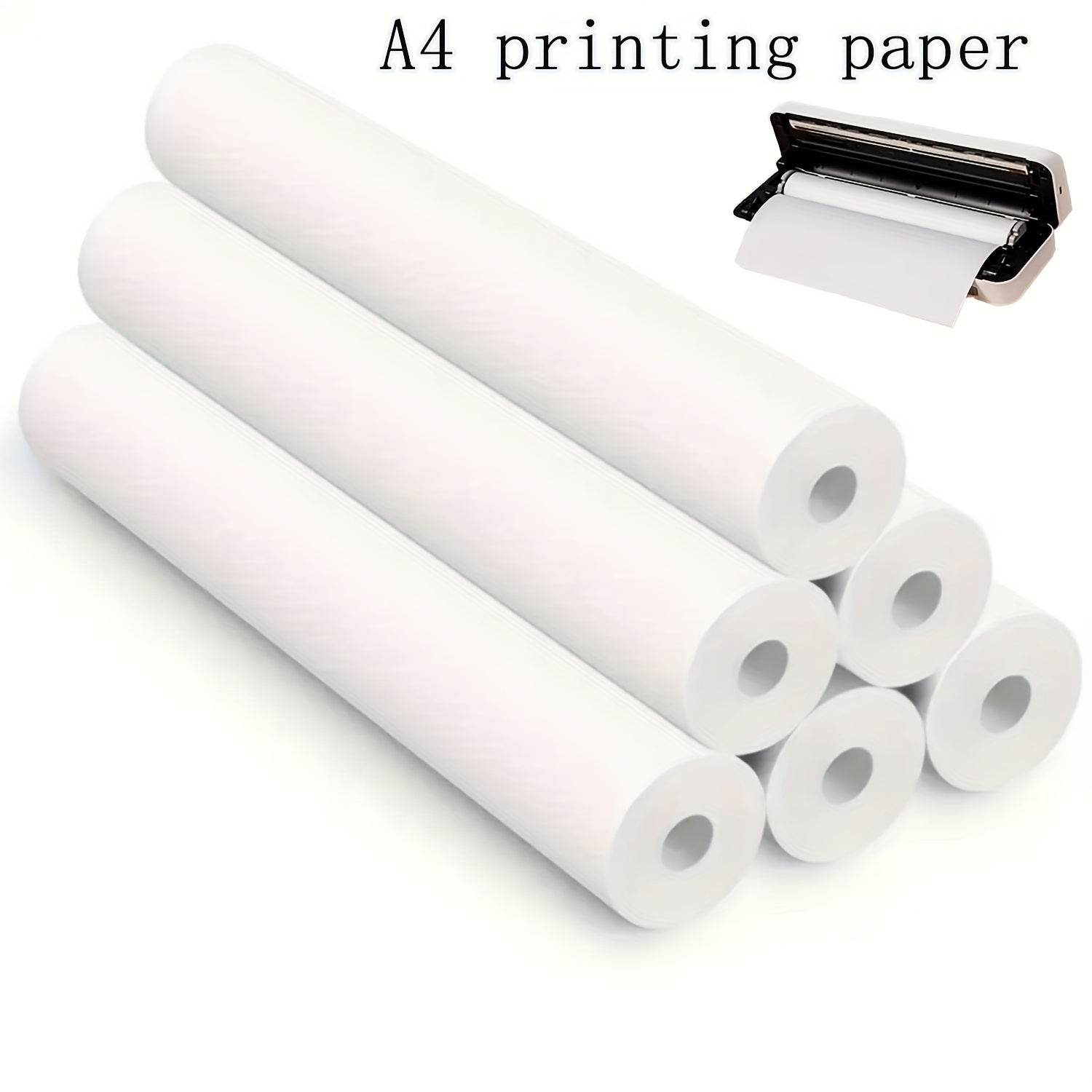 Home Office Printer - 4/8 rouleaux de papier thermique à