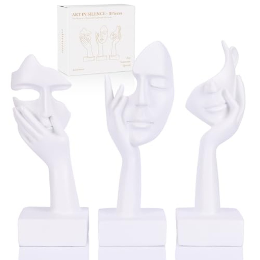 Home Office In Living Room - Ensemble de grandes statues Thinker -