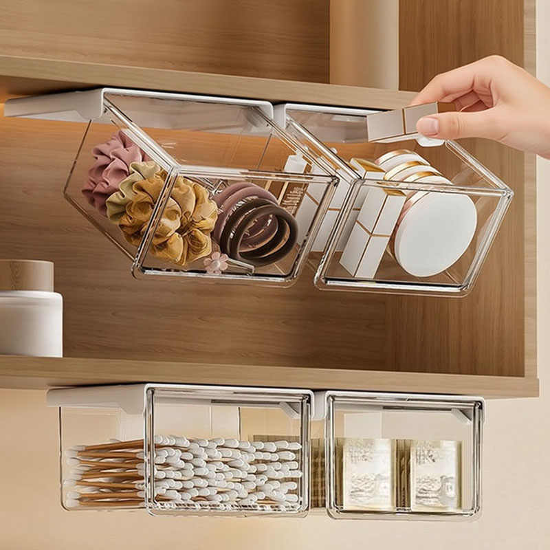 Home Office Desk With Drawers - Boîte de rangement suspendue sous le
