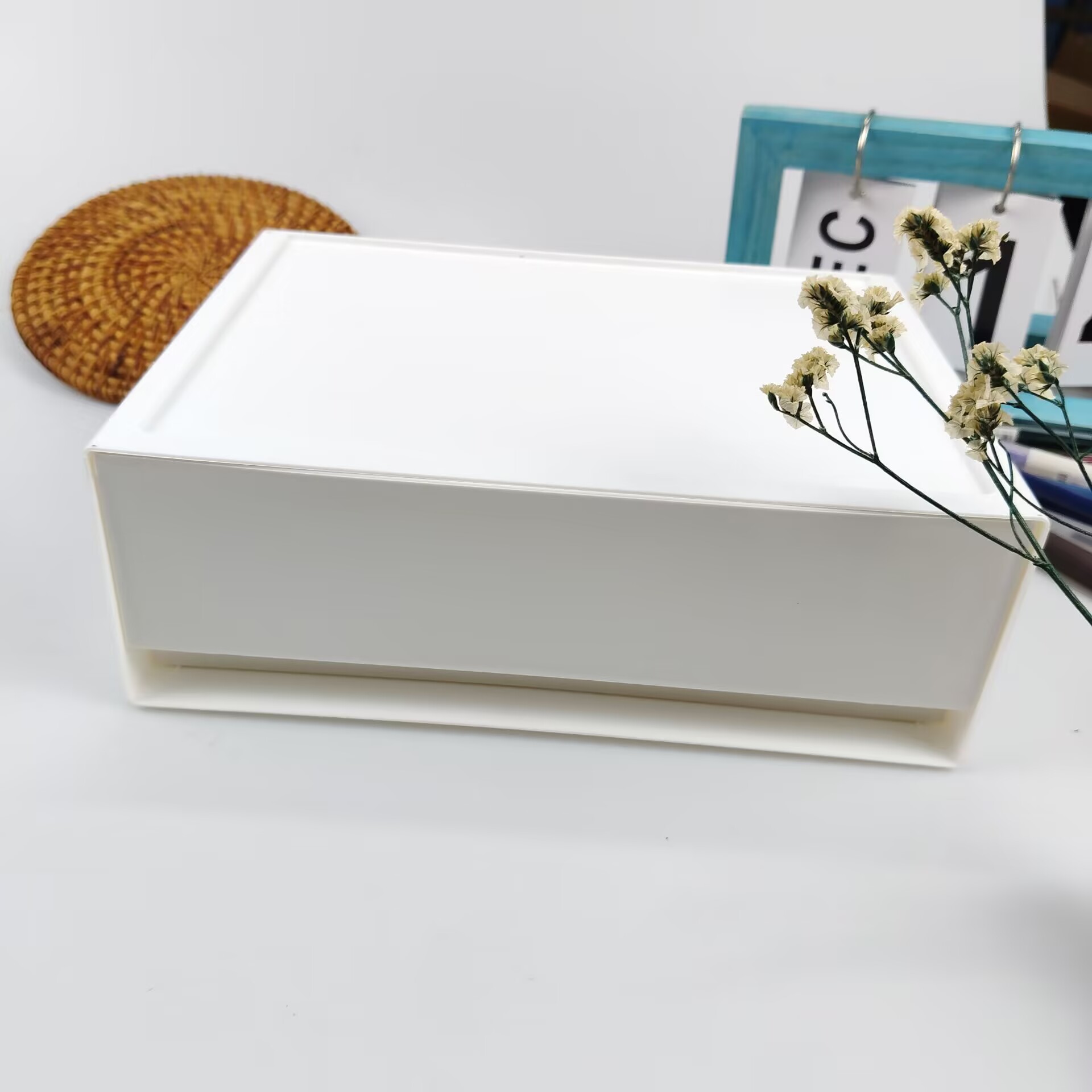 Home Office Desk With Drawers - Boîte de rangement de bureau, tiroir,