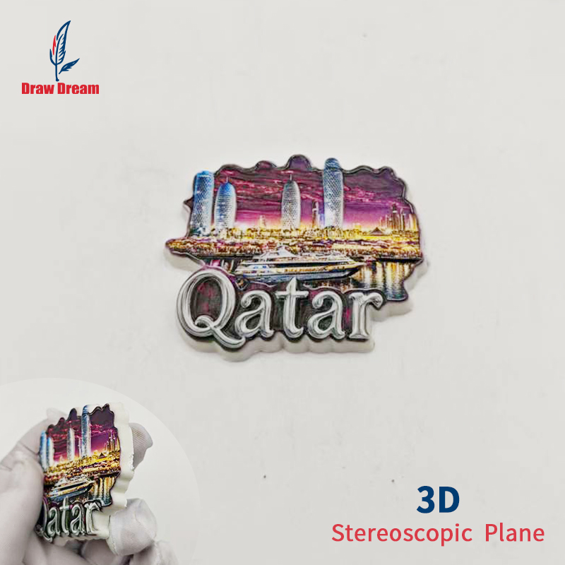 Aimant de réfrigérateur 3D du  - Home Office Qatar Travel avis et prix