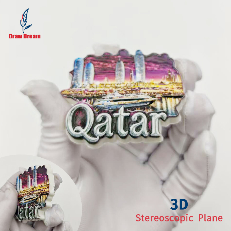Aimant de réfrigérateur 3D du  - Home Office Qatar Travel avis et prix