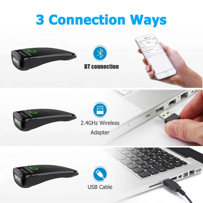 Scanner de codes-barres 2D W7  - Document Scanner Portable avis et prix