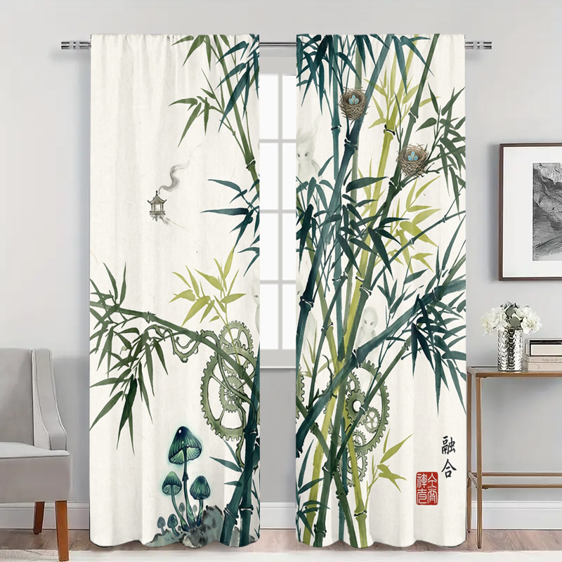 Panneaux de rideaux décoratifs - Home Office Japandi avis et prix