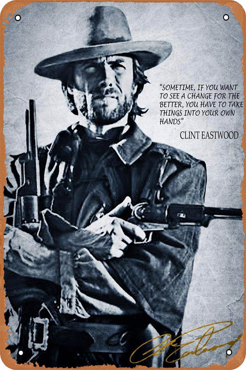 Affiche de film vintage en mét - Home Office Quotes avis et prix