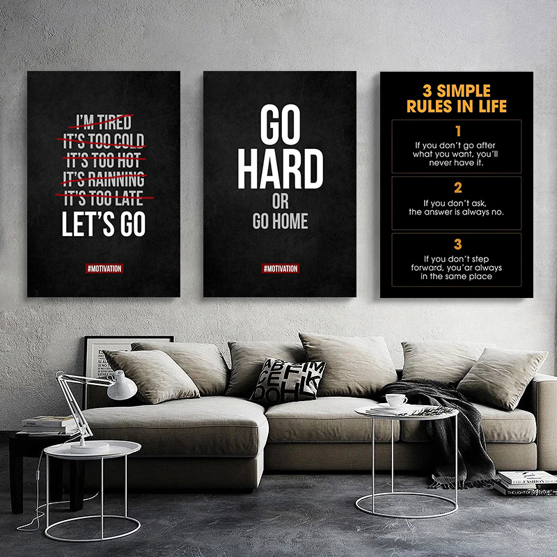 1 pièce, affiche sans cadre av - Home Office Quotes avis et prix