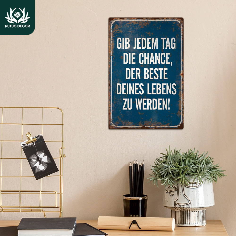 Putuo Decor 1pc allemand drôle - Home Office Quotes avis et prix