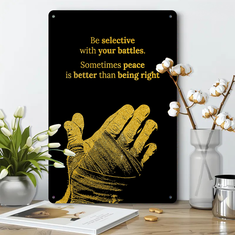 Citation inspirante en métal,  - Home Office Quotes avis et prix