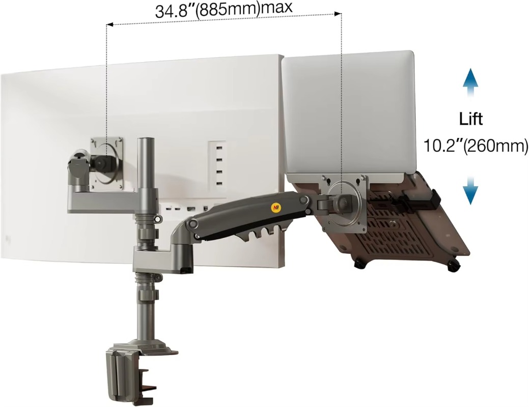Support pour ordinateur portab - Monitor Arm Dual avis et prix