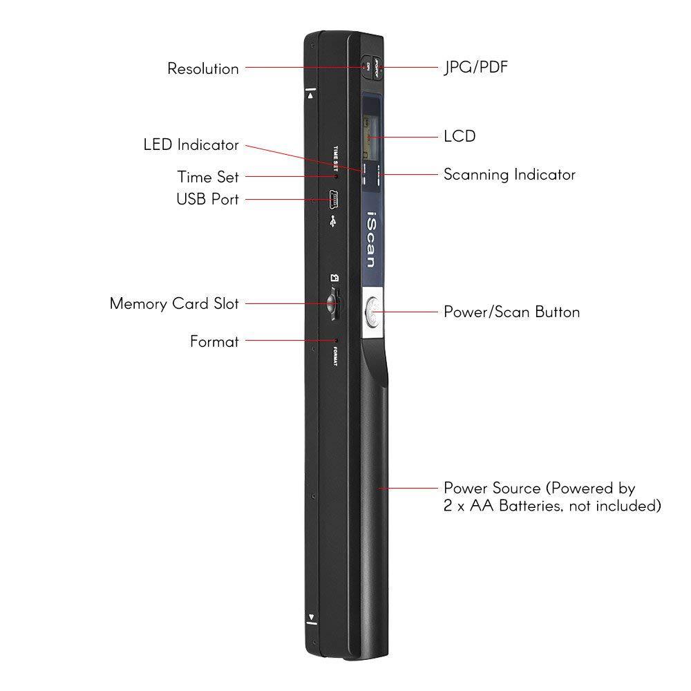 Scanner portable iScan A4 pour - Document Scanner Portable avis et prix