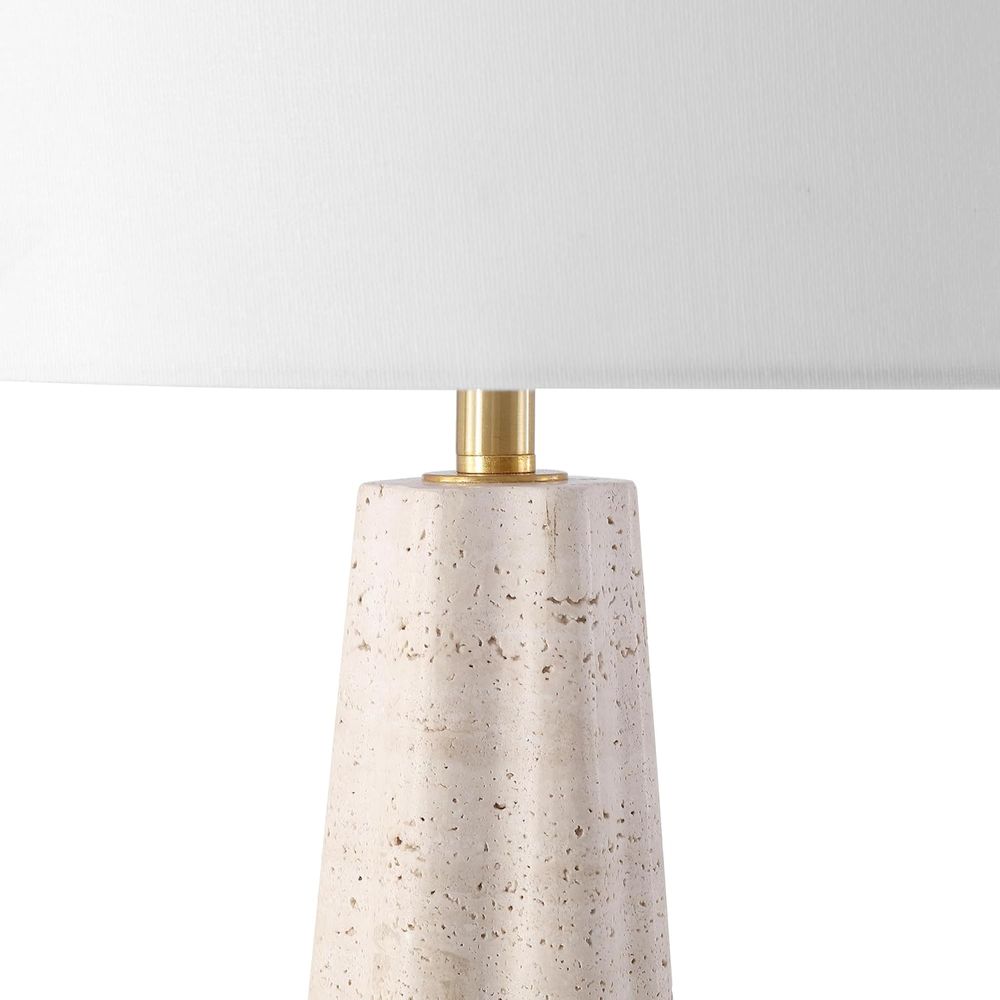 Lampe de table en travertin/bl - Home Office In Living Room avis et prix