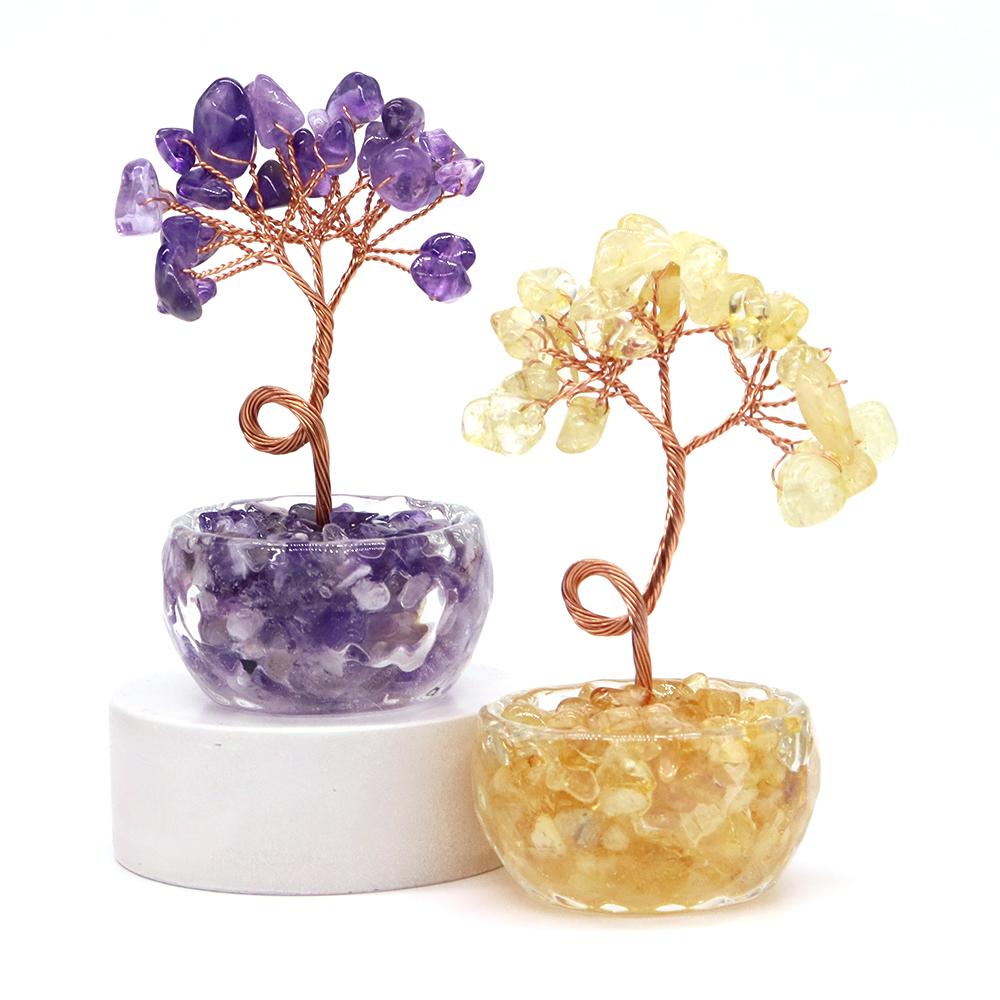 Arbre porte-bonheur en cristal - Home Office In Living Room avis et prix
