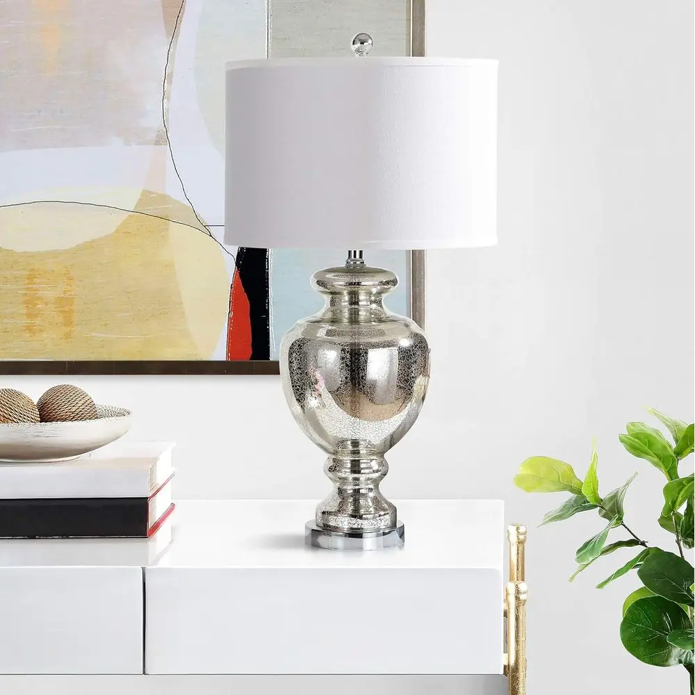 Lampe de table en verre craque - Home Office In Living Room avis et prix