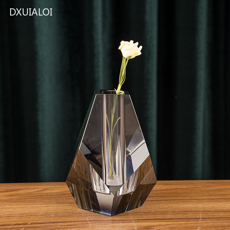 Vase en cristal minimaliste mo - Home Office Interior Design avis et prix