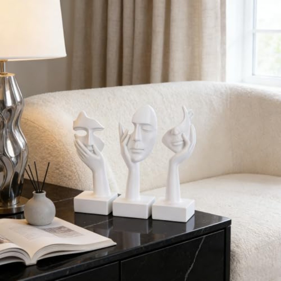 Ensemble de grandes statues Th - Home Office In Living Room avis et prix