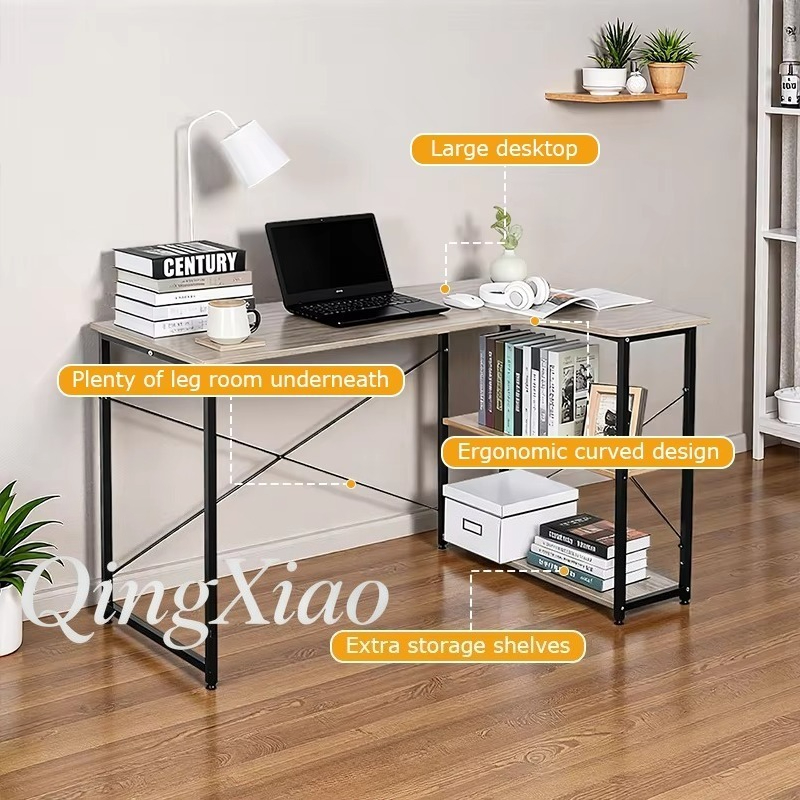 Bureau d'angle en forme de L a - Home Office Desk With Drawers avis et prix