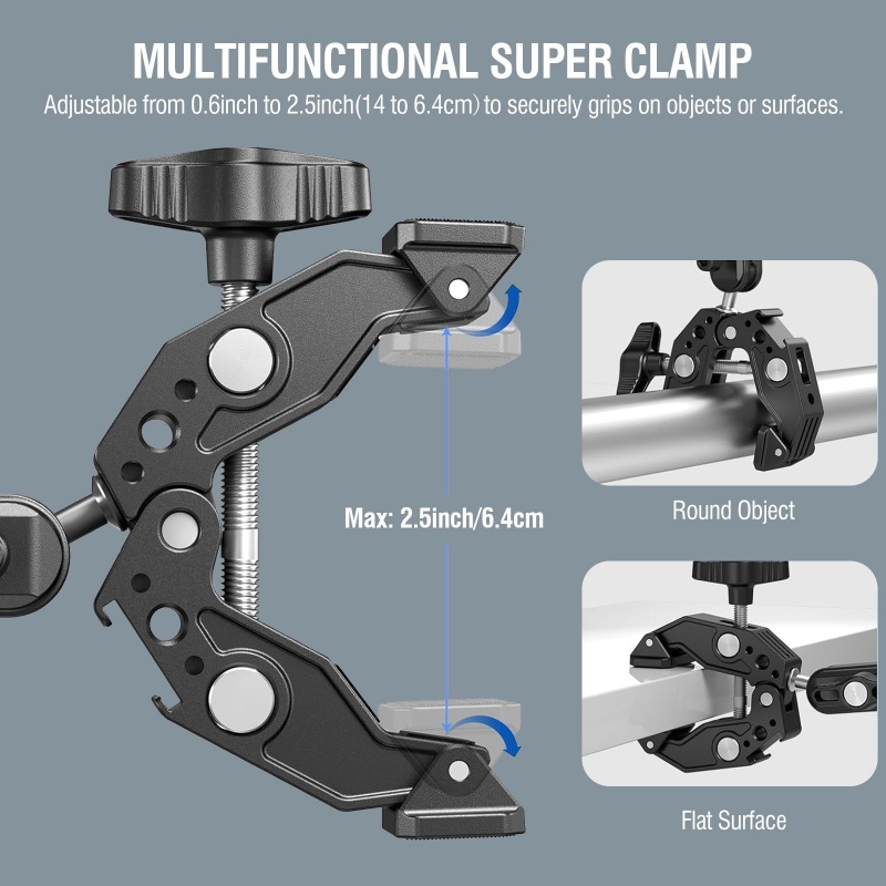 Pince universelle en aluminium - Monitor Arm Dual avis et prix
