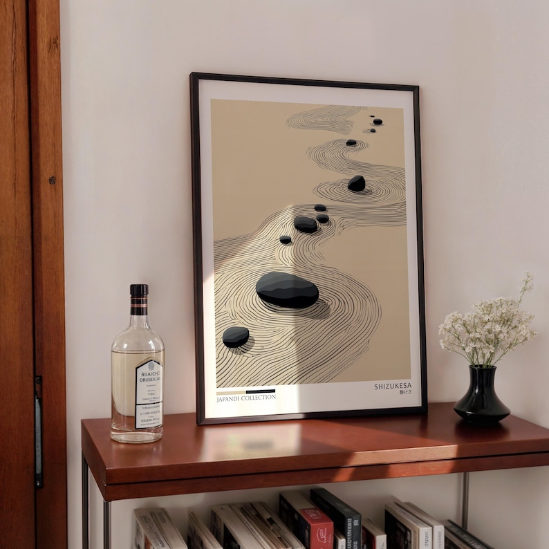 2 affiches murales en toile Ja - Home Office Japandi avis et prix
