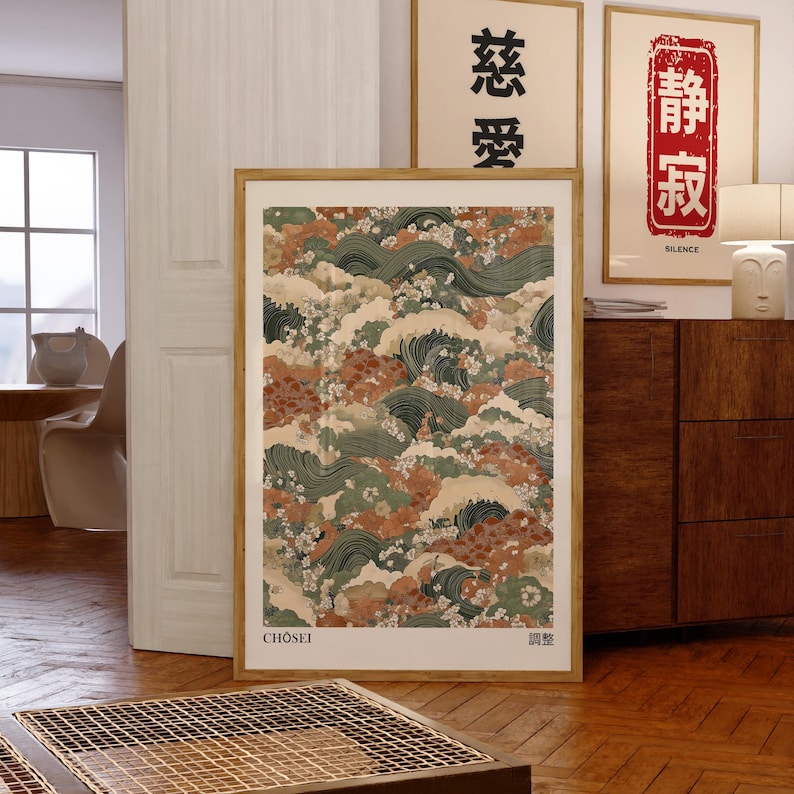 2 affiches murales en toile Ja - Home Office Japandi avis et prix