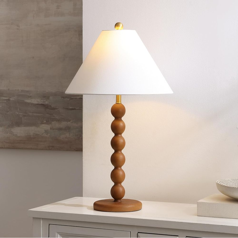 Lampe de table en résine marro - Home Office In Living Room avis et prix