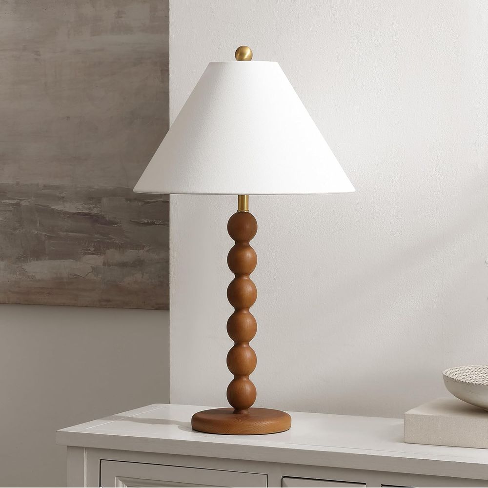 Lampe de table en résine marro - Home Office In Living Room avis et prix