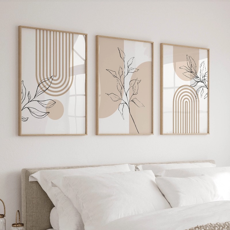 Affiches murales neutres pour  - Home Office Japandi avis et prix