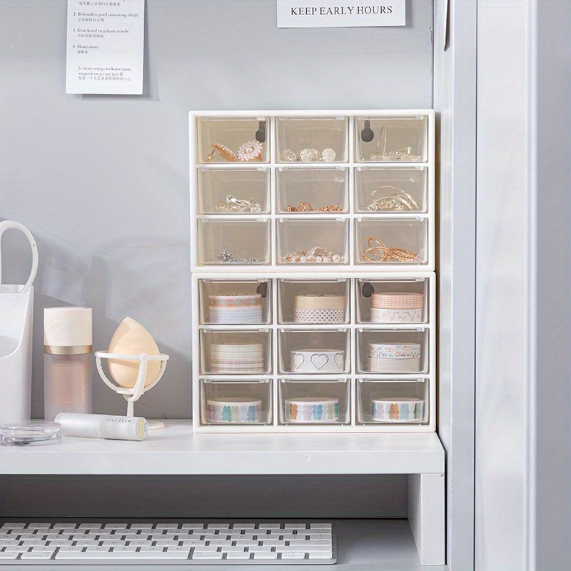Boîte de rangement créative à  - Home Office Desk With Drawers avis et prix