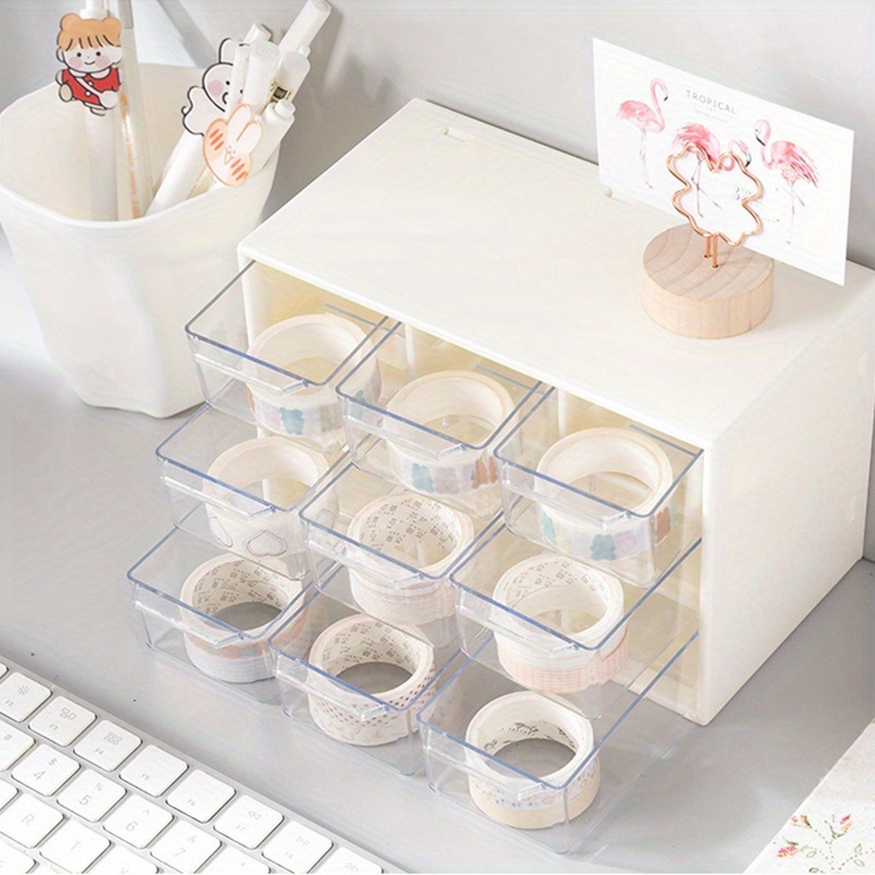 Boîte de rangement créative à  - Home Office Desk With Drawers avis et prix