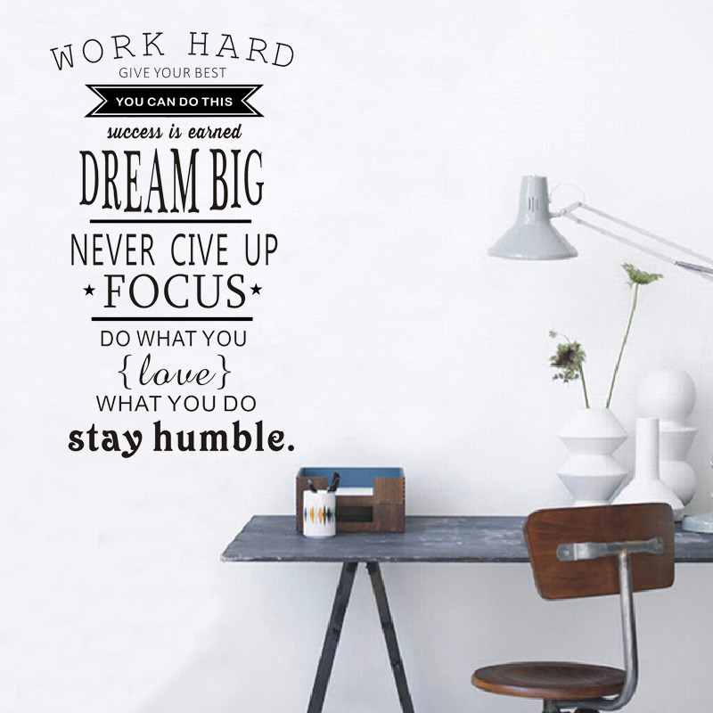 Autocollant mural inspirant «  - Home Office Quotes avis et prix