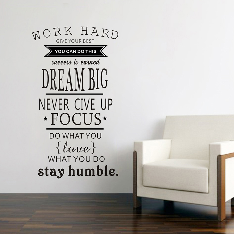 Autocollant mural inspirant «  - Home Office Quotes avis et prix