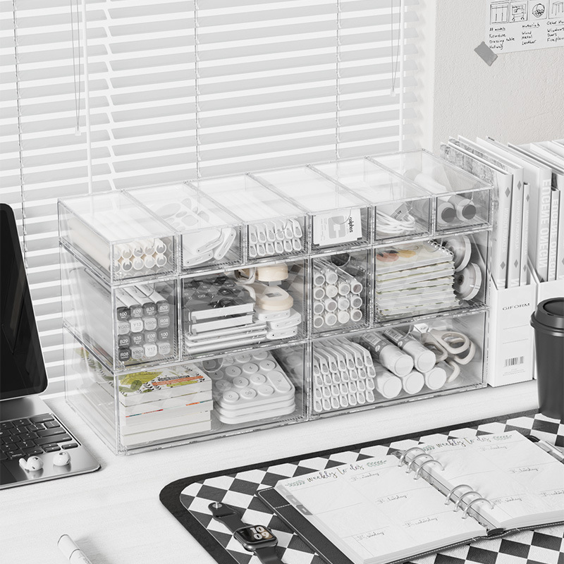 Boîte de rangement empilable e - Home Office Desk With Drawers avis et prix